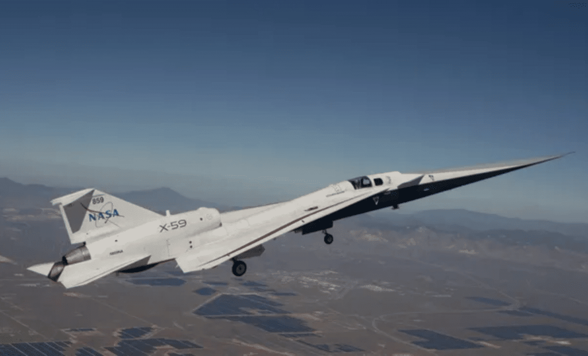 Second test flight of NASA’s quiet X-59 supersonic jet ends early after in-flight glitch