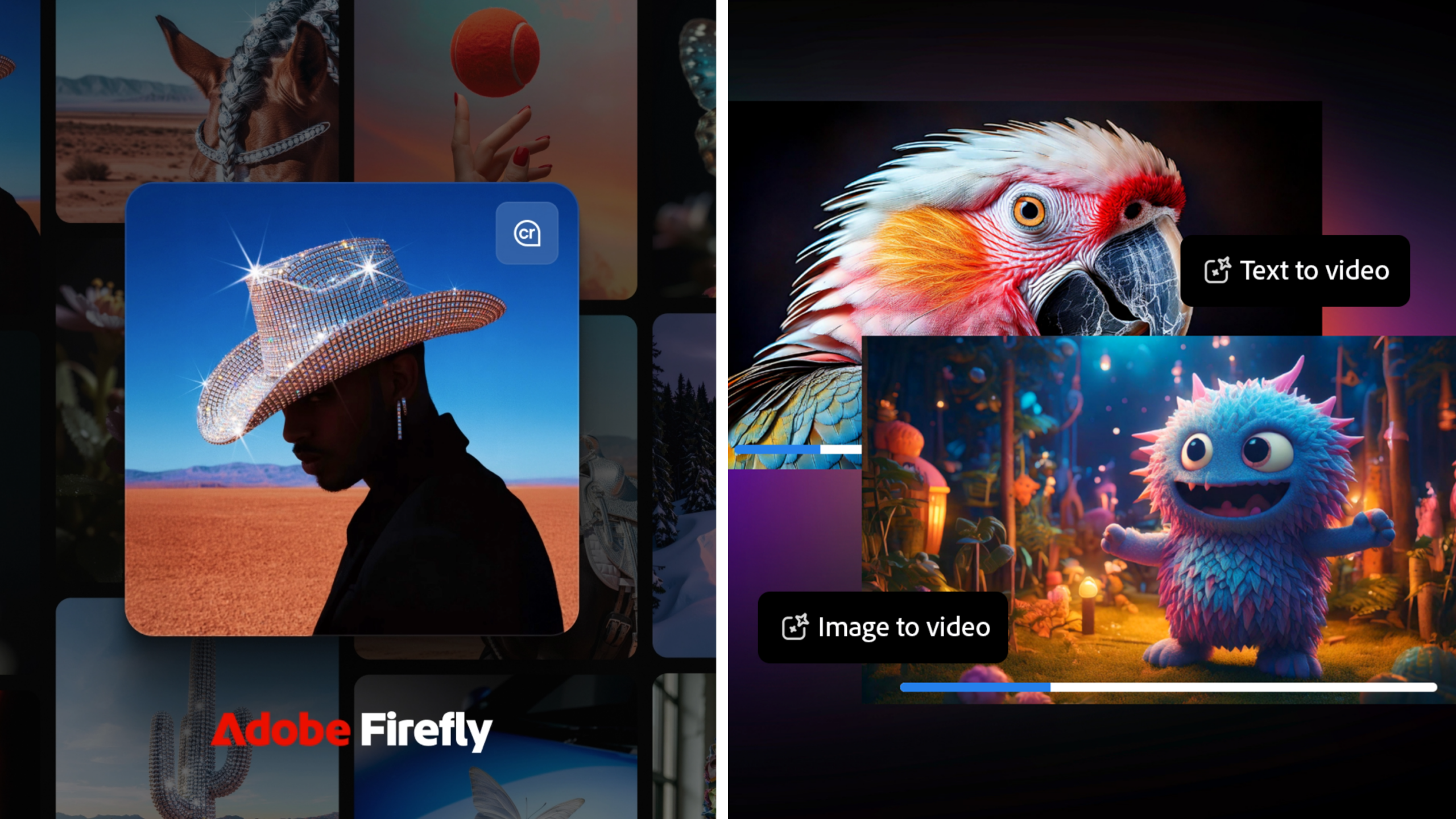 Turn images into video and save 50% for 12 months with Adobe Firefly